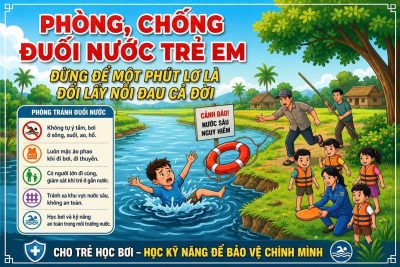 BÀI TUYÊN TRUYỀN: CHUNG TAY ĐẢM BẢO AN TOÀN TUYỆT ĐỐI CHO TRẺ TRONG KỲ NGHỈ HÈ TẠI GIA ĐÌNH