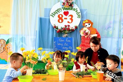 CHÀO MỪNG NGÀY QUỐC TẾ PHỤ NỮ 8/3 TẠI TRƯỜNG MẦM NON PHÚ PHÚC