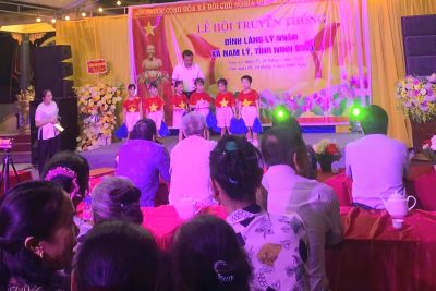 Trường MN Phú Phúc Tham gia giao lưu văn nghệ Lễ hội truyền thống Đình làng thôn Lý Nhân