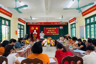 SINH HOẠT CHI BỘ THƯỜNG KỲ THÁNG 5/2026 – CHI BỘ TRƯỜNG MẦM NON PHÚ PHÚC