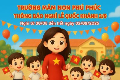 THÔNG BÁO NGHỈ LỄ QUỐC KHÁNH 2/9