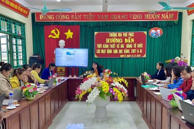 TRƯỜNG MẦM NON PHÚ PHÚC HƯỚNG DẪN THỰC HÀNH THIẾT KẾ BÀI GIẢNG – ỨNG DỤNG CÔNG NGHỆ THÔNG TIN & AI TRONG HOẠT ĐỘNG GIÁO DỤC