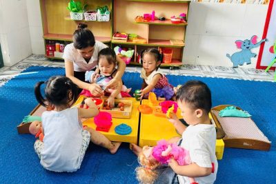 SINH HOẠT CHUYÊN MÔN THEO NGHIÊN CỨU BÀI HỌC TẠI TRƯỜNG MẦM NON PHÚ PHÚC