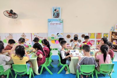 TỔ CHỨC NGÀY HỘI ĐỌC SÁCH CHO TRẺ TẠI TRƯỜNG MẦM NON PHÚ PHÚC