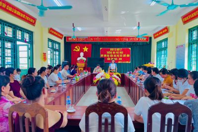 TRƯỜNG MN PHÚ PHÚC TỔ CHỨC HỌP ĐẠI DIỆN CHA MẸ TRẺ CUỐI NĂM HỌC 2025 – 2026