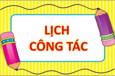 Lịch công tác tháng 2 năm 2026